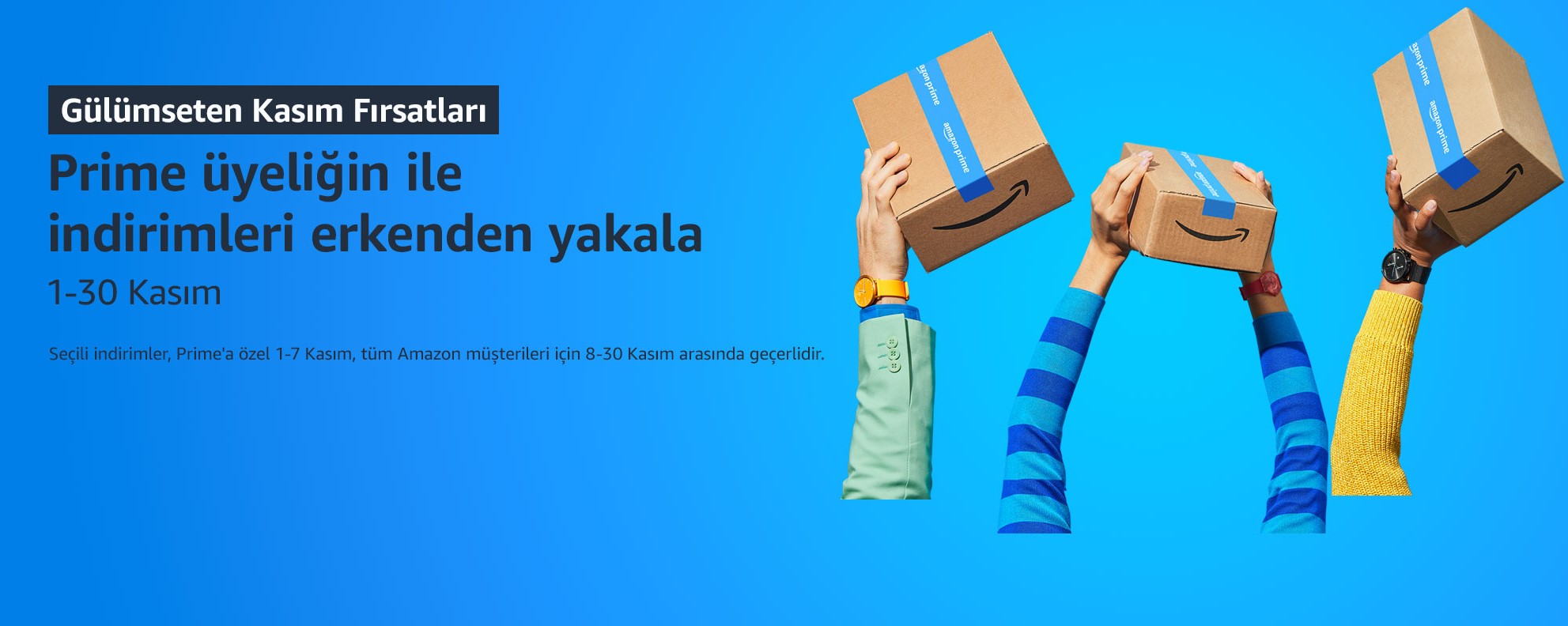 Amazon Prime Üyelere Gülümseten Kasım Fırsatları 