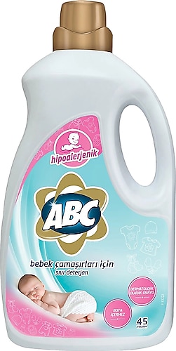 ABC Hipoalerjenik Bebek Çamaşır Deterjanı 2700 ml