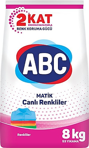 ABC Matik Color 8 kg Toz Deterjan