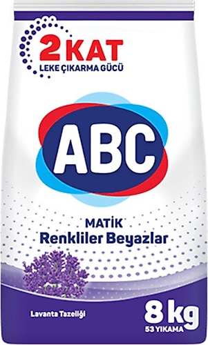 ABC Matik Lavanta Tazeliği 8 kg Toz Deterjan