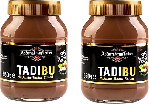 Abdurrahman Tatlıcı Tadıbu Kakaolu Fındık Ezmesi 850 gr 2'li
