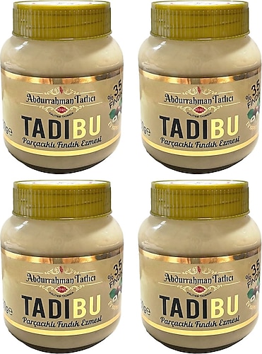 Abdurrahman Tatlıcı Tadıbu Parçacıklı Fındık Ezmesi 330 gr 4'lü