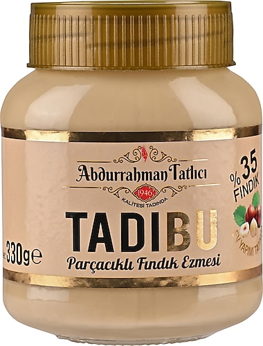 Abdurrahman Tatlıcı Tadıbu Parçacıklı Fındık Ezmesi 330 gr