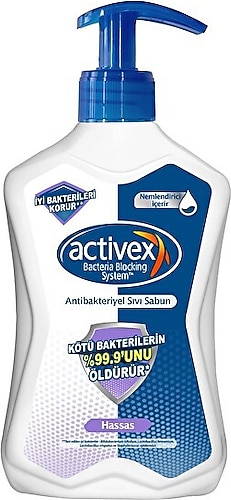 Activex Antibakteriyel Hassas Sıvı Sabun 500 ml