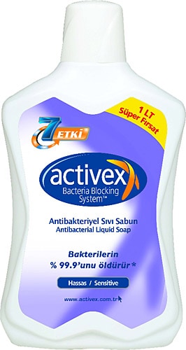Activex Antibakteriyel Sıvı Sabun 1 lt