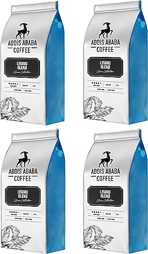 Addis Ababa Coffee Lemmu 225 Gr X 4 Adet Filtre, Espresso, Çekirdek Kahve