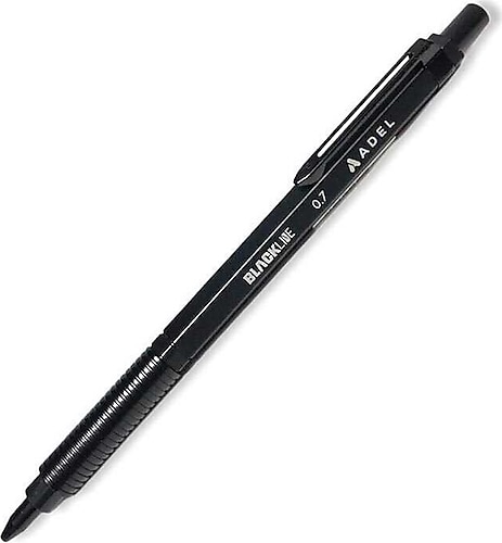 Adel Blackline Metal Siyah 0.7 mm Versatil Uçlu Kalem