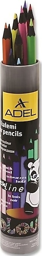 Adel Blackline Metal Tüp 12'li Kuru Boya Seti