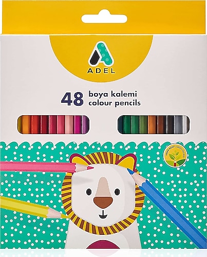Adel Tam Boy 48'li Kuru Boya Seti