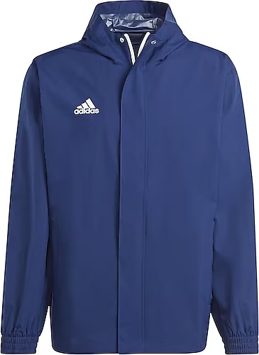 adidas Ent22 Aw Jkt Erkek Futbol Antrenman Yağmurluk IK4011 Mavi