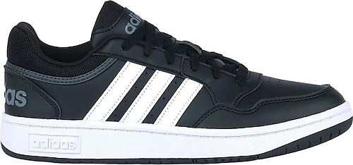 Adidas Hoops 3.0 Low Classic Vintage GY5432 Siyah-Beyaz Erkek Spor Ayakkabı
