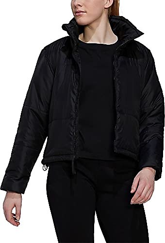 adidas Kadin W Bsc Padded J Mont, Black, M