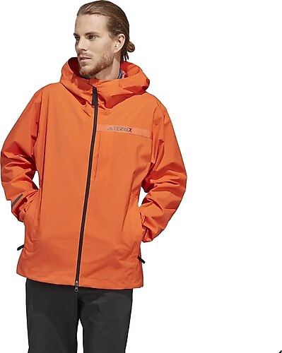adidas Terrex Multi Rain.Rdy Erkek Yağmurluk HM4052 Turuncu