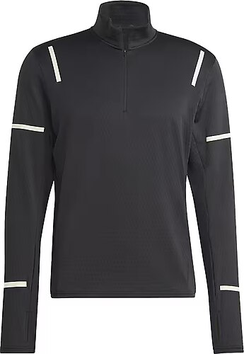 adidas X-City Ran 1/2Z Erkek Koşu Yağmurluk HM8450 Siyah