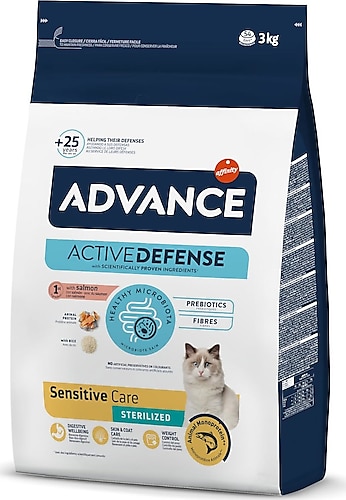 Advance Sensitive Sterilised Somonlu 3 kg Kısırlaştırılmış Yetişkin Kedi Maması