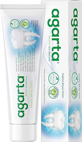 Agarta Doğal Bitki Özlü Tam Koruma Beyazlatıcı Florürsüz Diş Macunu 100 ml