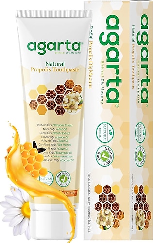 Agarta Doğal Propolis Florürsüz Diş Macunu 100 ml