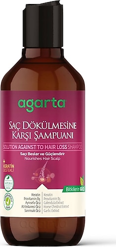 Agarta Doğal Saç Dökülmesine Karşı Şampuan 400 ml