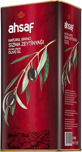 Ahsaf Natürel Birinci Zeytinyağı 5 lt