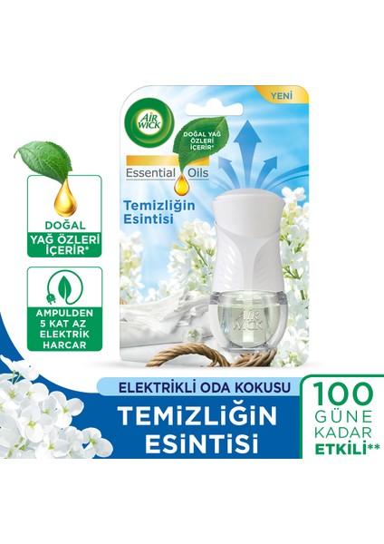Air Wick Temizliğin Esintisi Elektrikli Kit Oda Kokusu