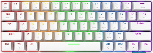 Ajazz STK61 Red Switch Kablosuz Mekanik Oyuncu Klavyesi