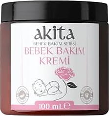 Akita Doğal Bebek Bakım Kremi Gül 100ml