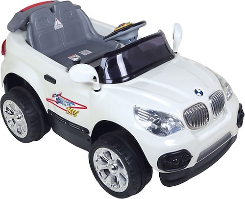 Aliş 605K TX5 Sport Uzaktan Kumandalı Beyaz 12 V Akülü Araba