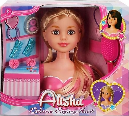 Alisha Delüks Büst Saç Tasarım Seti