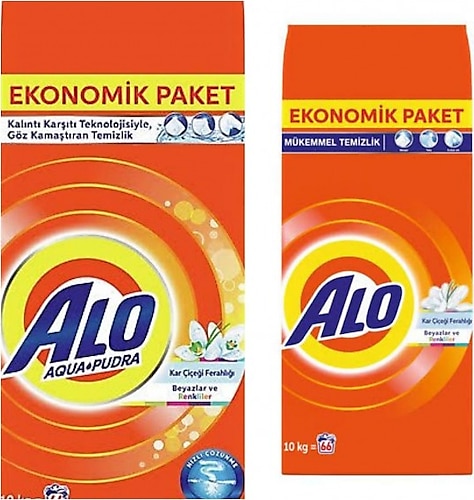 Alo 10 kg 2'li Toz Deterjan