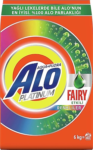 Alo 6 kg 40 Yıkama Toz Çamaşır Deterjanı