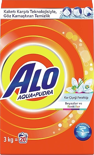 Alo Beyazlar ve Renkliler için 3 kg Toz Deterjan