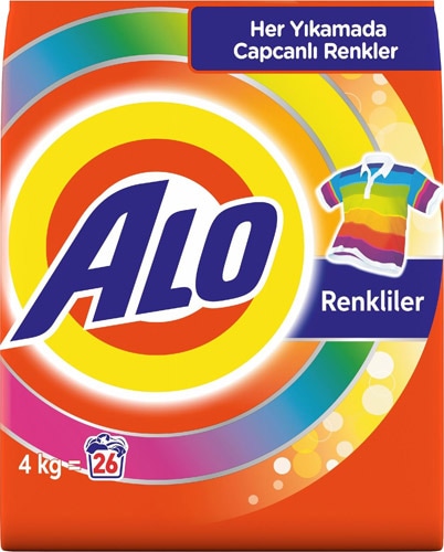 Alo Canlı Renkler 4 kg Toz Deterjan
