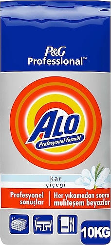 Alo Professional Kar Çiçeği Ferahlığı 10 kg Toz Deterjan