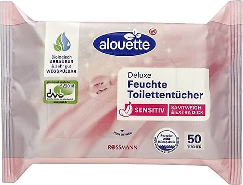 Alouette Aloe Veralı 50'li Islak Tuvalet Kağıdı