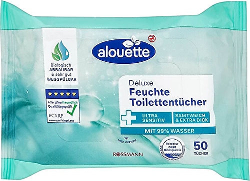 Alouette Ultra Hassas 50'li Islak Tuvalet Kağıdı