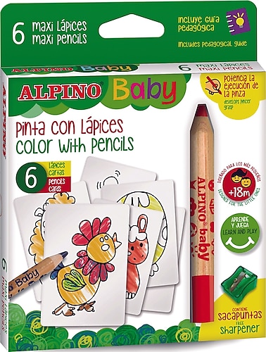 Alpino Baby 6'lı Kuru Boya Seti