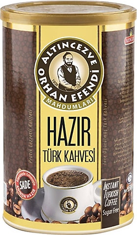 Altıncezve Orhan Efendi Sade Hazır Türk Kahvesi 500 gr Teneke