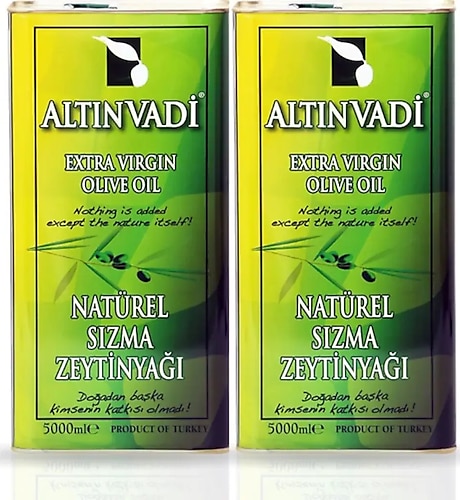 Altınvadi Naturel Sızma Zeytinyağı Teneke 2 x 5 L