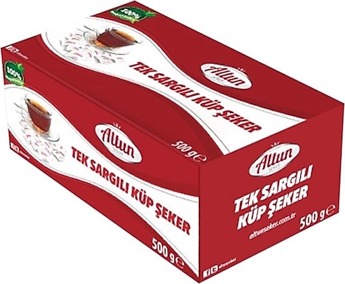 Altun Tek Sargılı Küp Şeker 500 gr