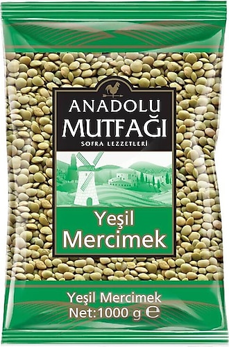 Anadolu Mutfağı Yeşil Mercimek 1 kg