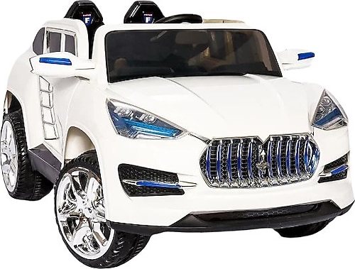 Andcar Maserati Uzaktan Kumandalı Beyaz 12 V Akülü Araba