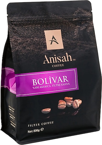 Anisah Coffee Bolivar Öğütülmüş Filtre Kahve 500 gr