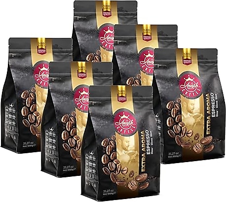 Anisah Coffee Extra Aroma Espresso Çekirdek Kahve, 6x1000 Gram