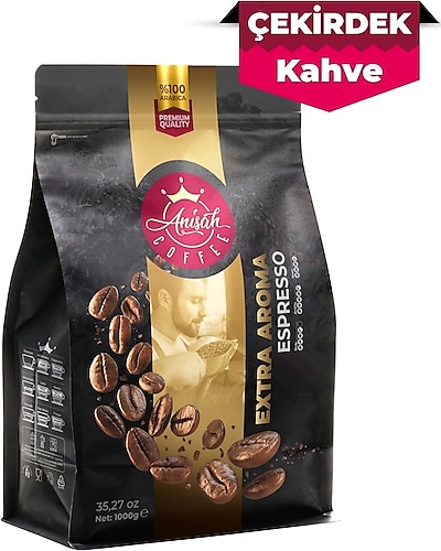 Anisah Extra Aroma Espresso Çekirdek Kahve 1 KG