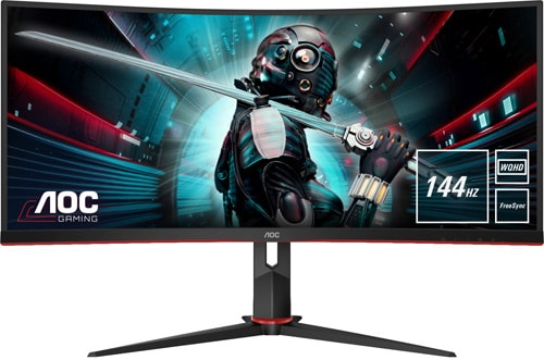 AOC CU34G2X 34" 1 ms WQHD FreeSync Curved Pivot Oyuncu Monitörü