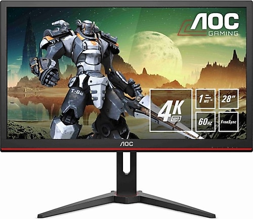 AOC G2868PQU 28" 1ms 4K Freesync Oyuncu Monitörü
