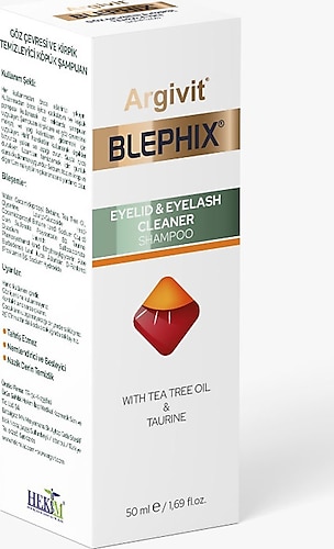Argivit Blephix Göz Çevresi ve Makyaj Temizleme Şampuanı 50 ml
