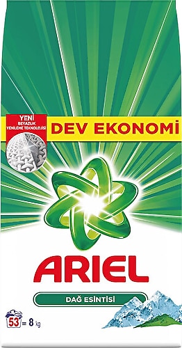 Ariel Dağ Esintisi 8 kg Beyazlar için Toz Deterjan