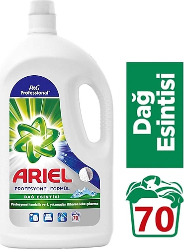 Ariel Professional Dağ Esintisi Beyazlar için Sıvı Deterjan 70 Yıkama 3.85 lt