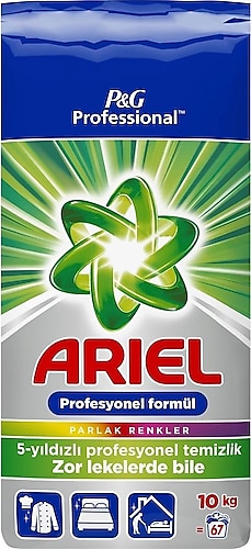 Ariel Professional Parlak Renkler 10 kg Toz Deterjan